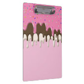 IJs roze glazuur snoep strooit ijsvorming Klembord (Rechts)