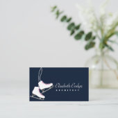  ijs schaatsen in wit ju87 visitekaartje (Staand voorkant)