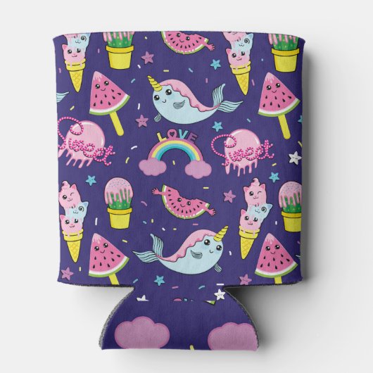 IJs: Schattige naadloos Blikjeskoeler (Achterkant)