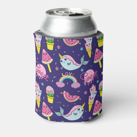 IJs: Schattige naadloos Blikjeskoeler (Blikje Achterkant)