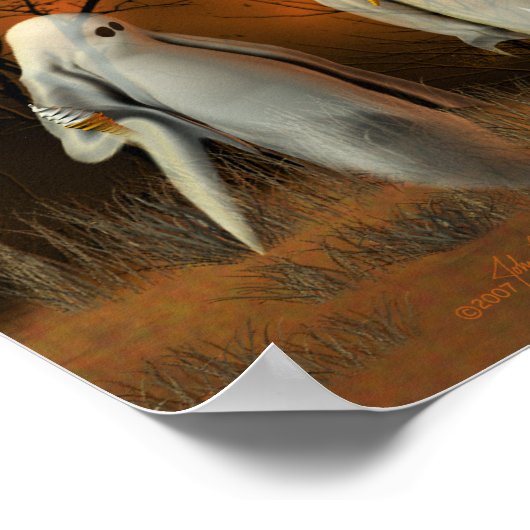 Ijs Schreeuw 10 x 8 Poster (Hoek)