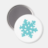 IJs sneeuwvlok - sneeuwvlok Magneet (Voorkant / Achterkant)