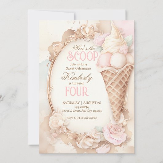  ijs sociale blush ijs kaart (Voorkant)