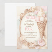  ijs sociale blush ijs kaart (Voorkant / Achterkant)