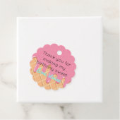 IJs strooit geschulpte Bedankjes Labels (In situ)