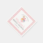 Ijs Sundae Bruiloft Opgehaald Servet (Hoek)