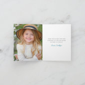 Ijs Sundae Kinderverjaardag Bedankkaart (Binnen)