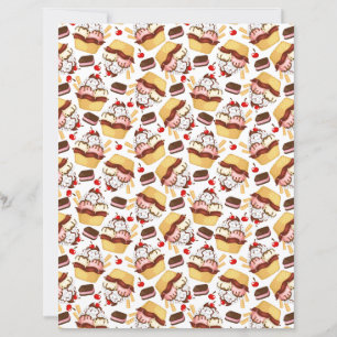 Ijs Sundae Schrapboek Papier
