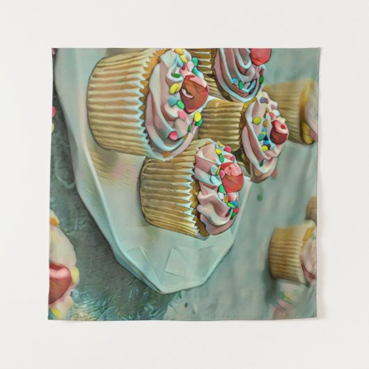 Ijs taart wandkleed (Voorkant (horizontaal))