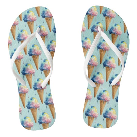 Ijs Teenslippers (Voetbed)