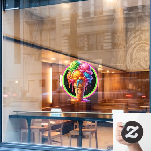 Ijs Thema - Zo Lekker! Raamsticker (Cafe Raam)