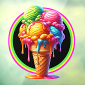 Ijs Thema - Zo Lekker! Raamsticker (Vel 3)