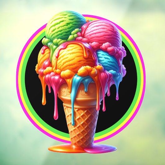 Ijs Thema - Zo Lekker! Raamsticker (Vel 3)