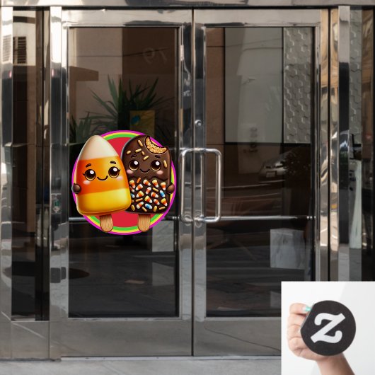 Ijs Thema - Zo Lekker! Raamsticker (Kantoordeur)