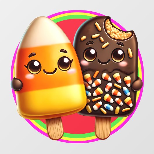 Ijs Thema - Zo Lekker! Raamsticker (Vel)