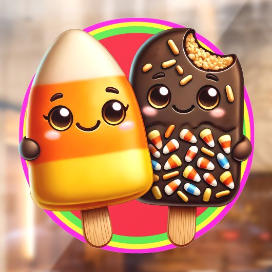 Ijs Thema - Zo Lekker! Raamsticker (Vel 2)