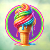 Ijs Thema - Zo Lekker! Raamsticker (Vel 3)