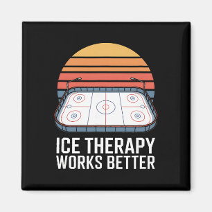 Ijs Therapie Werkt Beter IJsbaan Retro Magneet