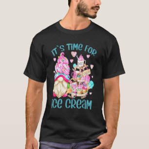 Ijs Tijd Met Gnomie Voor Zomer Vakantie - C T-shirt