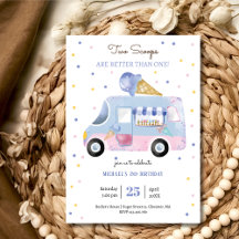 IJs truck 2 schepjes tweede verjaardag