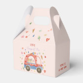 IJs truck Scheppen van leuke kinderen verjaardag Bedankdoosjes (Voorkant Zijde)