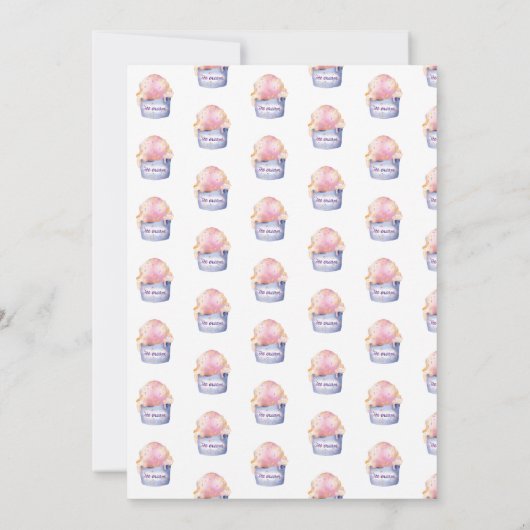 IJs truck Scheppen van leuke kinderen verjaardag Kaart (Achterkant)