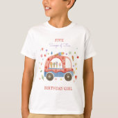 IJs truck Scheppen van leuke kinderen verjaardag T-shirt (Voorkant)