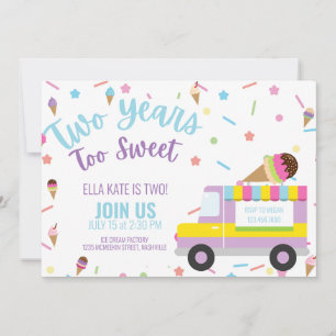 IJs tweede verjaardag baby meisje jongen Kaart