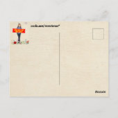 Ijs uit mijn stad ansichtkaart briefkaart (Achterkant)
