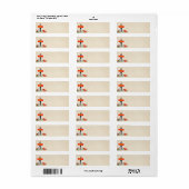 Ijs uit mijn stad retouradreslabel etiket (Full Sheet)