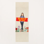 Ijs uit mijn stad yoga mat (Voorkant)