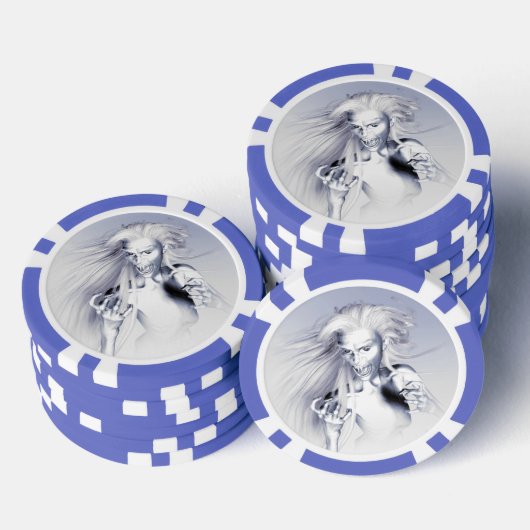 Ijs vampier poker chips (Opstapeling)