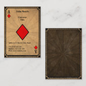 ijs van diamanten visitekaartje (Voorkant / Achterkant)