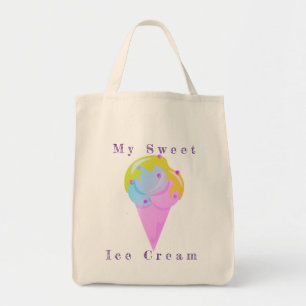 Ijs vector illustratie tote bag