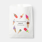 Ijs verjaardags bruidssalon bedankzakje (Voorkant)