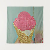 Ijs verjaardagscadeau wandkleed (Voorkant)