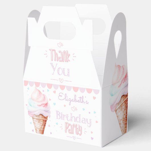 IJs verjaardagsfeestje Bedankdoosjes (Geopend)