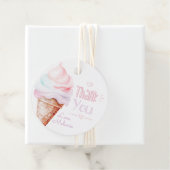 IJs verjaardagsfeestje dank u Bedankjes Labels (In situ)