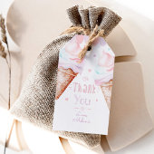 IJs verjaardagsfeestje dank u Cadeaulabel