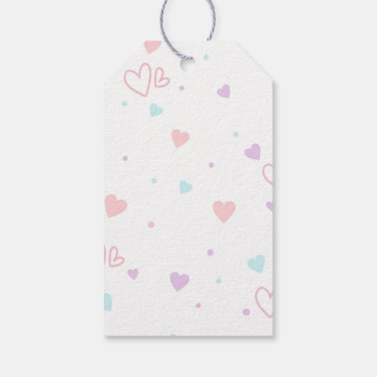 IJs verjaardagsfeestje dank u Cadeaulabel (Achterkant)