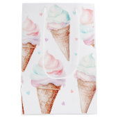 IJs verjaardagsfeestje Medium Cadeauzakje (Achterkant)