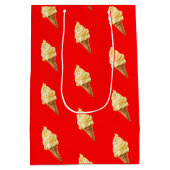 Ijs Vivid rood Medium Cadeauzakje (Achterkant)