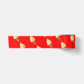 Ijs Vivid rood Satijnen Lint (Voorkant)