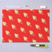 Ijs Vivid rood Tissuepapier (Craft)
