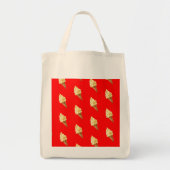 Ijs Vivid rood Tote Bag (Voorkant)