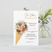 Ijs vrijgezellenfeest dat ze is opgeschept kaart (Staand voorkant)