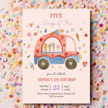 Ijs-wagen Scheppen van pret kinderverjaardag