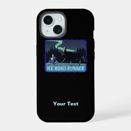 Ijs Weg Renner iPhone 15 Case (Achterkant)