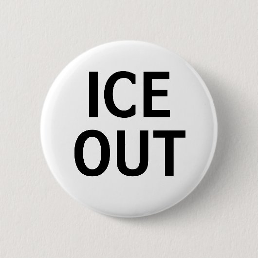 Ijs Weg Ronde Button 5,7 Cm (Voorkant)
