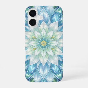 Ijs Witte Waterlelie Mandala iPhone 16 Hoesje